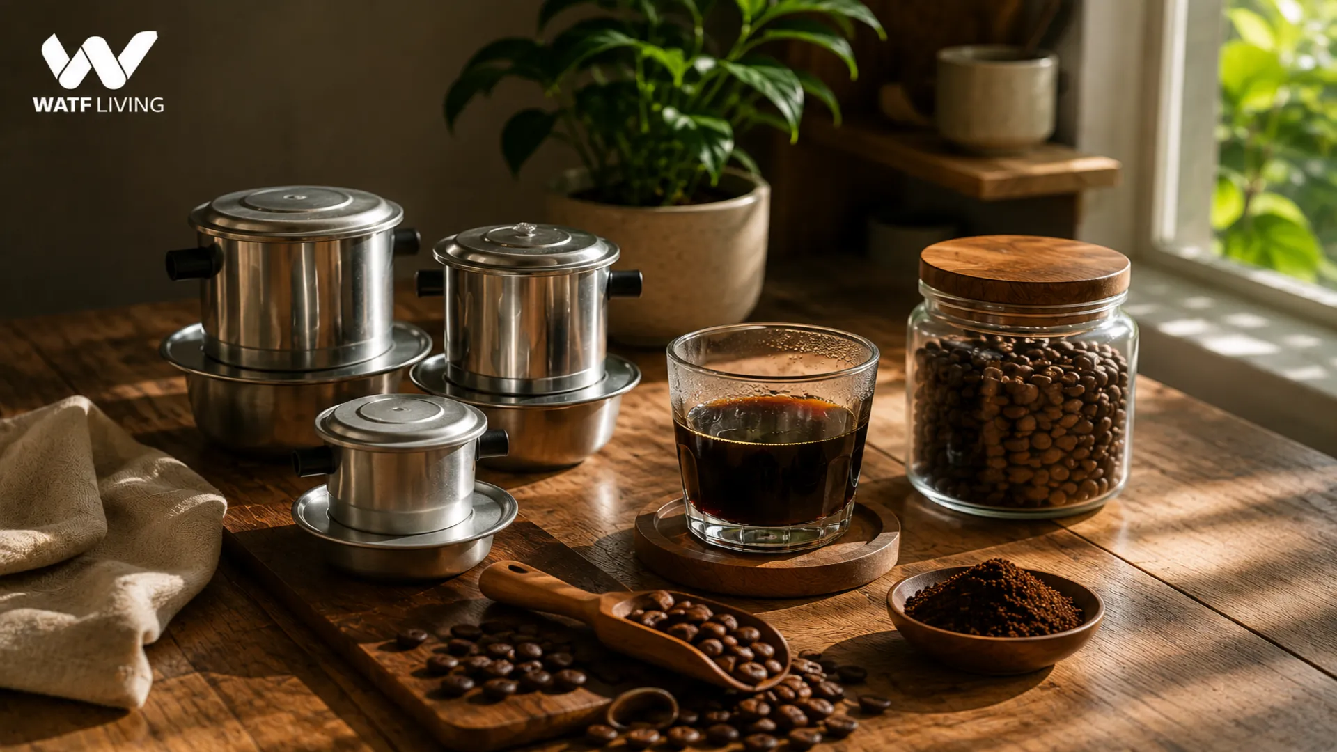 Lựa chọn đúng phin pha, bột cà phê và dụng cụ sẽ giúp ly cà phê có hương vị ổn định hơn mỗi ngày.