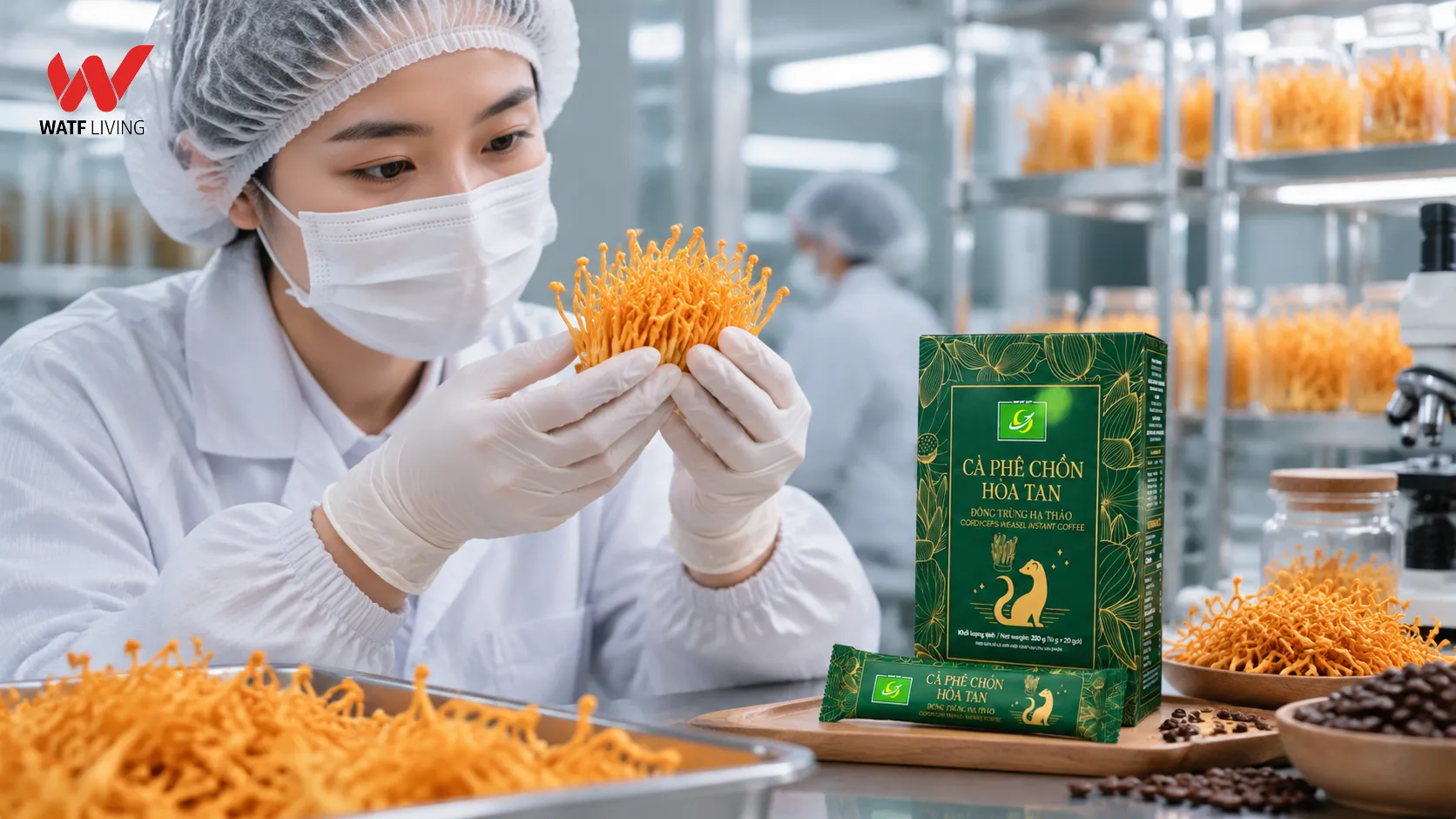 Đông trùng hạ thảo là nguyên liệu quý hiếm, tạo dấu ấn riêng cho dòng cà phê cao cấp Đông trùng hạ thảo là nguyên liệu quý hiếm, tạo dấu ấn riêng cho dòng cà phê cao cấp