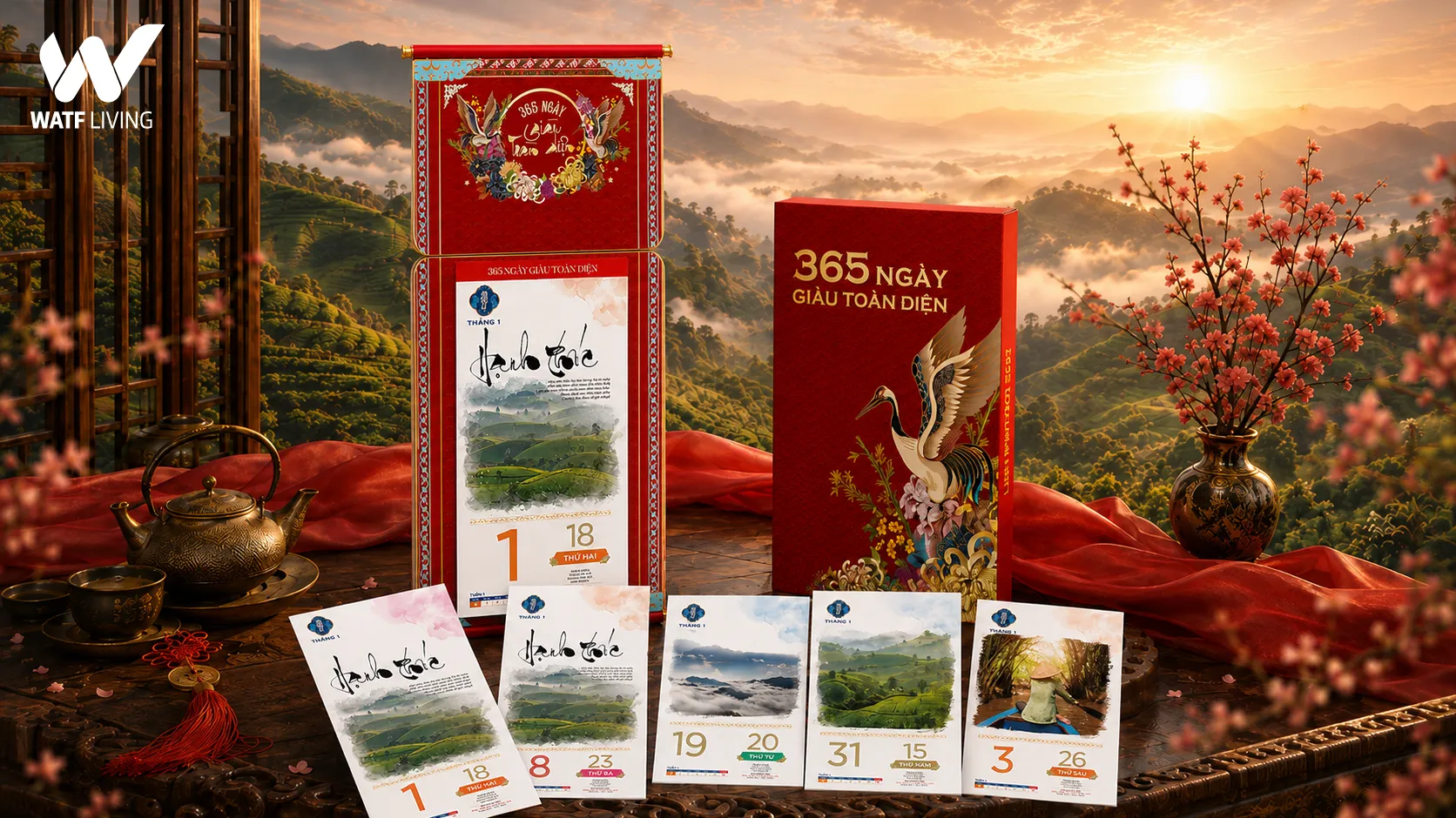 Lịch Bloc 365 Ngày Giàu Toàn Diện 2027 quảng bá vẻ đẹp của dải đất hình chữ S