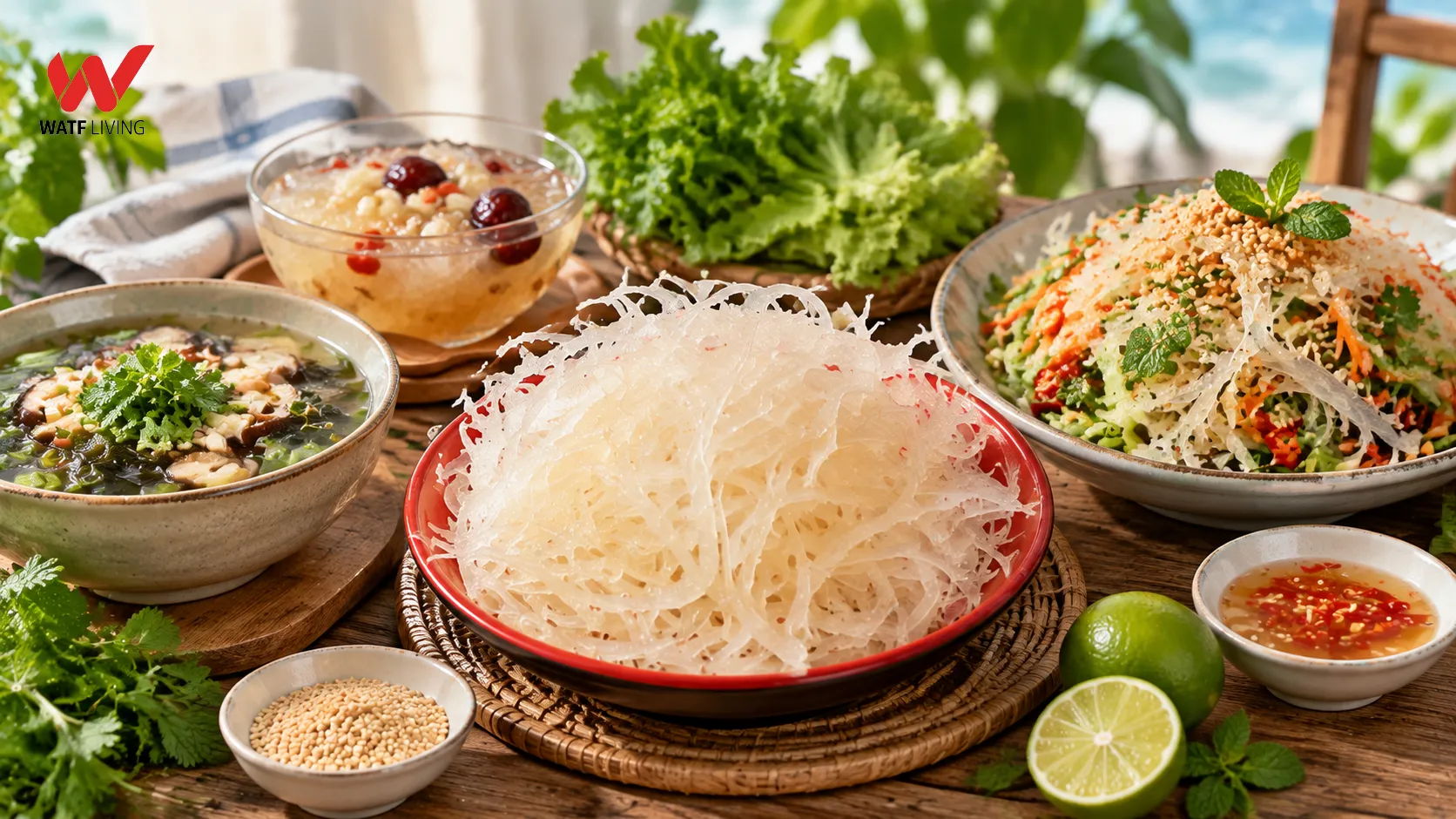 Rong sụn gai dễ dàng biến tấu thành nhiều món ăn thanh mát Rong sụn gai dễ dàng biến tấu thành nhiều món ăn thanh mát