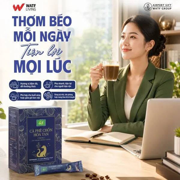 Cà phê Chồn hòa tan 3 in 1 - Ảnh 3