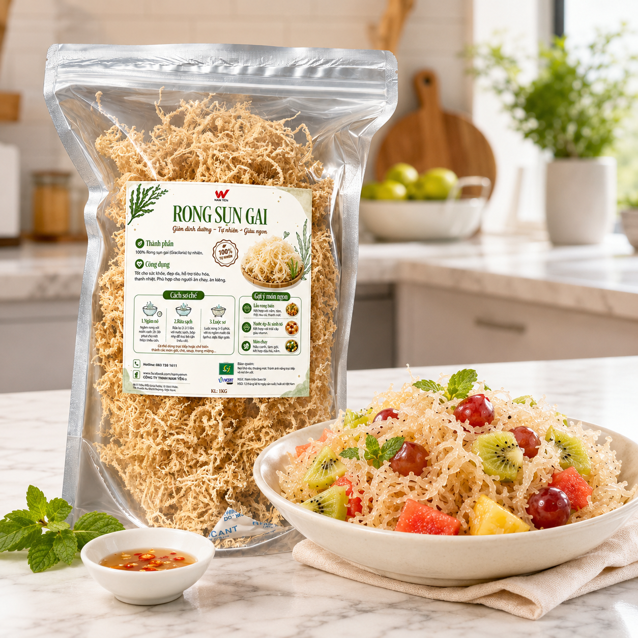 Gói rong sụn gai 1KG WATF