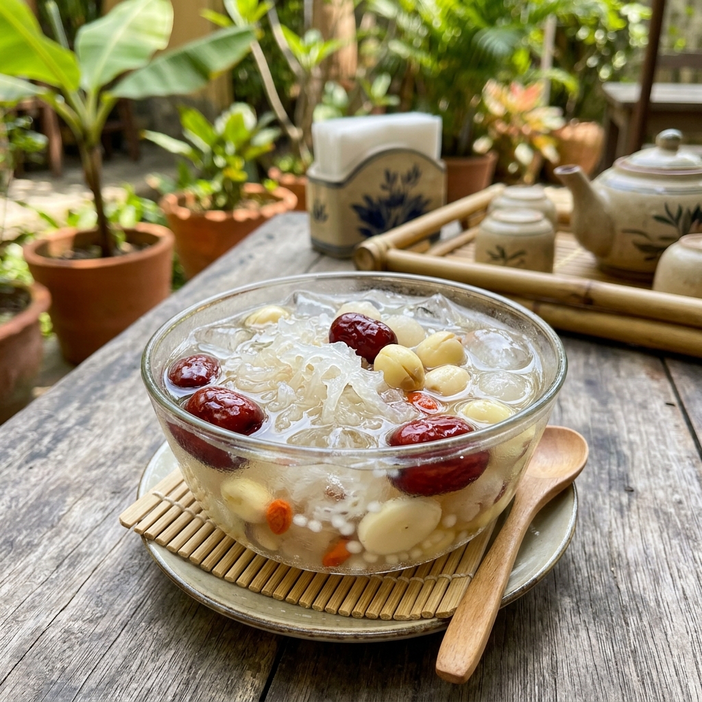 Chè rong biển hạt sen nhãn nhục