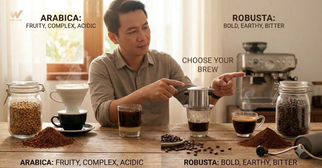So sánh hương vị và cách dùng giúp chọn cà phê phù hợp khẩu vị
