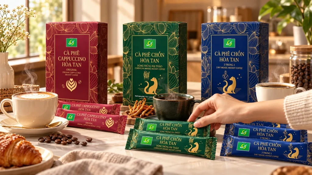 các loại cà phê gói ngon