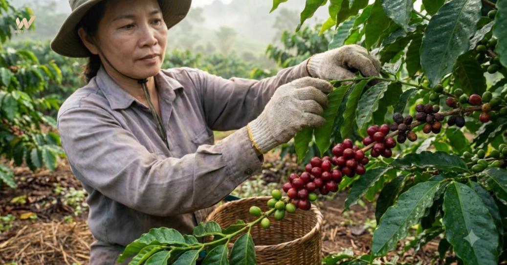 Thu hoạch trái cà phê ảnh hưởng thế nào đến chất lượng hạt cà phê Thu hoạch trái cà phê ảnh hưởng thế nào đến chất lượng hạt cà phê