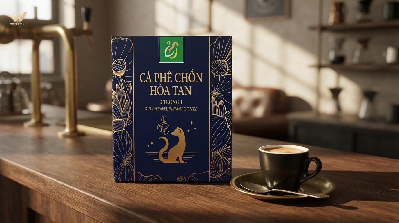 Cà phê Chồn hòa tan 3 trong 1 Cà phê Chồn hòa tan 3 trong 1