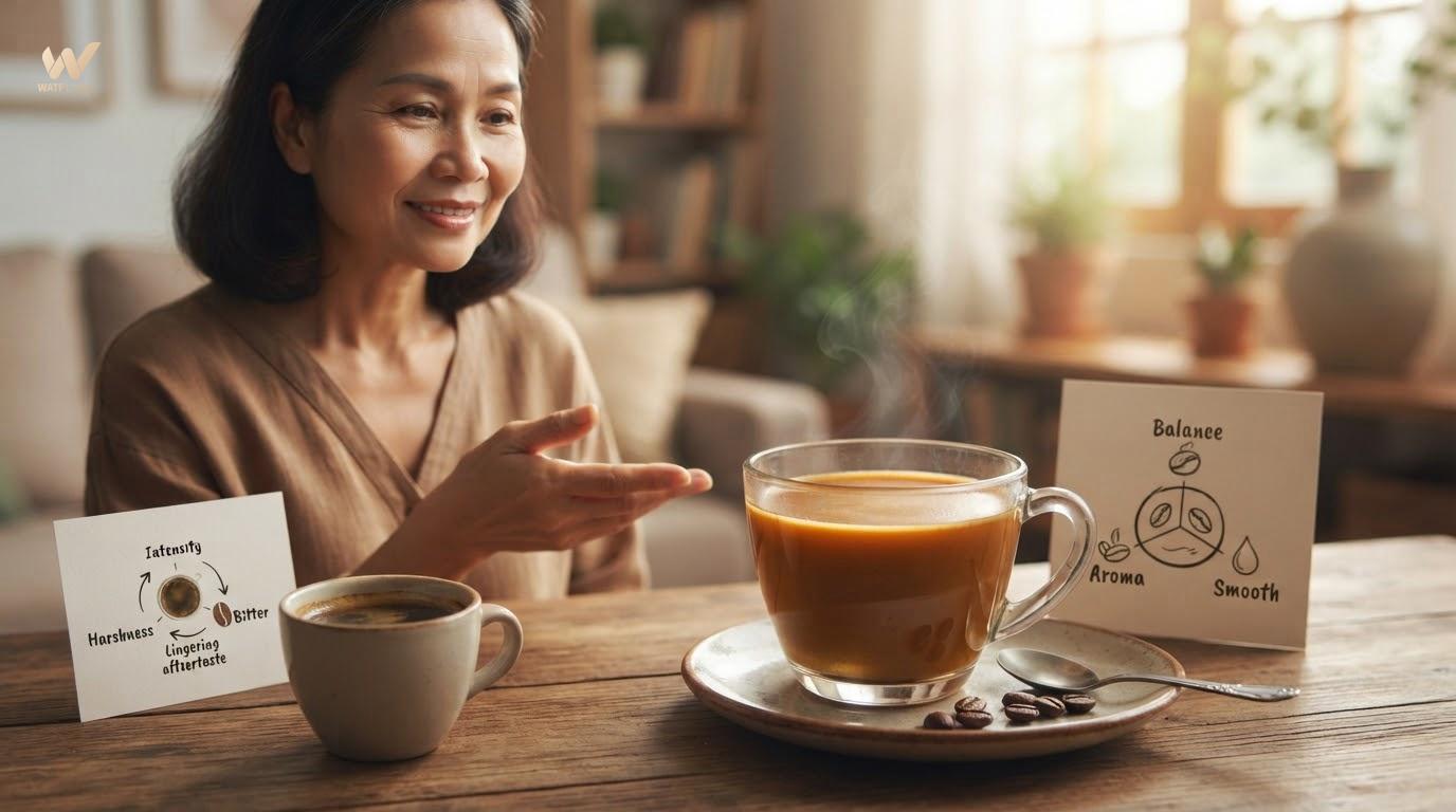 Cà phê đậm là gì và khác vị đắng gắt ra sao Cà phê đậm là gì và khác vị đắng gắt ra sao