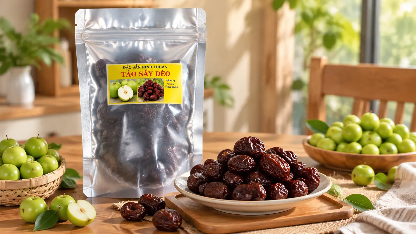 Táo sấy dẻo Watf Living