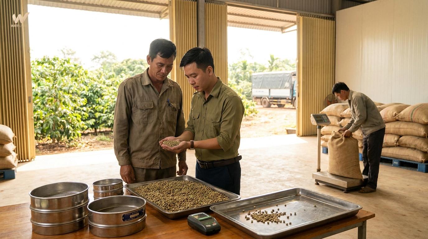 Quy trình thu mua cà phê diễn ra như thế nào? Quy trình thu mua cà phê diễn ra như thế nào?